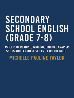 cover image of Secondary School English, Grade 7-8